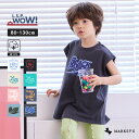 【クリアランスSALE／13%OFF】【限定アイテム】前後プリントノースリーブTeeマーキーズ 子供服 一部店舗限定 キッズ ベビー 男の子 女の子 トップス Tシャツ ロゴ プリント 2025SS 【メール便対象／日時指定不可】