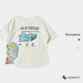 Pazzle Kids T（キッズ） Nasngwam ナスングワム マーキーズ 子供服 キッズ ベビー 男の子 女の子 トップス 半袖 2023SS