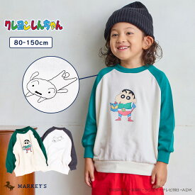 【SALE／10%OFF】【別注】クレヨンしんちゃん ラグラントレーナー マーキーズ 子供服 キッズ ベビー 男の子 女の子 トップス 長袖 スウェット アニメ 2025AW