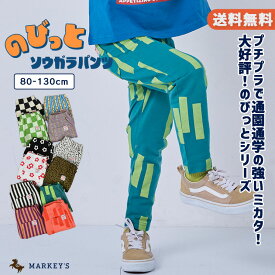 《送料無料》【プチプラ】新色入荷★のびっと総柄パンツ 子供服 キッズ ベビー 男の子 女の子 ボトムス ストレッチパンツ 保育園 長ズボン スウェットパンツ ロングパンツ 通園 通学 シンプル 2026SS 【メール便対象／日時指定不可】