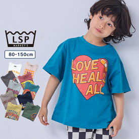 【プチプラ】プリントS/Stee 子供服 男の子 女の子 ベビー 半袖T Tシャツ 2026SS【メール便対象／日時指定不可】
