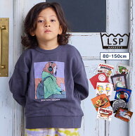 【FINAL SALE／50%OFF】裏毛プリントスウェット 子供服 キッズ ベビー 男の子 女の子 トップス トレーナ…