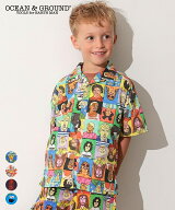 【綿100％】【セットアップ】サンフランシスコシティシャツ　オーシャンアンドグラウンド 子供服 キッズ …