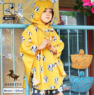 【撥水加工】【別注】Kids poncho M（〜120cm）子供服 キッズ ベビー 男の子 女の子 レインコート ポンチ…