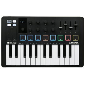 Arturia MiniLab 3 BK ブラック　MIDIコントローラー