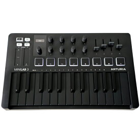 Arturia MiniLab 3 DB ブラック×ブラック鍵盤　MIDIコントローラー