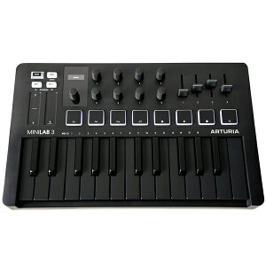 Arturia MiniLab 3 DB ubN×ubNՁ@MIDIRg[[