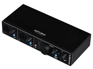 Arturia �A�[�g���A MINIFUSE 2 BK �u���b�N�@�I�[�f�B�I�C���^�[�t�F�C�X