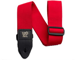 Ernie Ball EB4040 POLYPRO STRAP RD(レッド)（新品）【送料無料】【メール便利用】【区分YC】