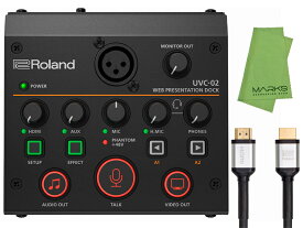 Roland UVC-02 + RCC-3-HDMI + マークスミュージック オリジナルクロス セット（新品）【送料無料】【区分A】