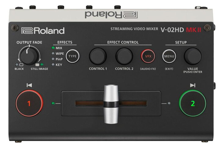 楽天市場】Roland V-02HD mk2 ストリーミング ビデオ ミキサー【配送 