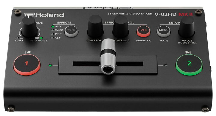 楽天市場】Roland V-02HD mk2 ストリーミング ビデオ ミキサー【配送 