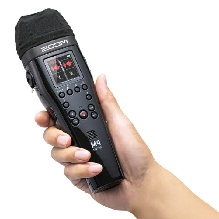 楽天市場】ZOOM MicTrak M4 マイク内蔵型ポータブルレコーダー 【配送