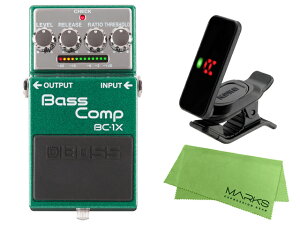 BOSS Bass Comp BC-1X + KORG Pitchclip 2 PC-2 + }[NXIWiNX Zbg@RpNgGtFN^[yz敪Az
