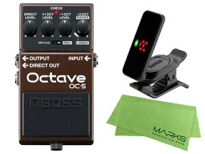BOSS OC-5 + KORG PitchClip 2 PC-2 + �}�[�N�X�I���W�i���N���X �Z�b�g�@�G�t�F�N�^�[�^�I�N�^�[�u