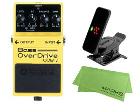 【即納可能】BOSS Bass OverDrive ODB-3 + KORG Pitchclip 2 PC-2 + マークスオリジナルクロス セット（新品）【送料無料】【区分A】