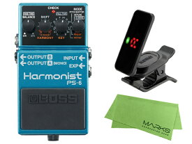 【即納可能】BOSS Harmonist PS-6 + KORG Pitchclip 2 PC-2 + マークスオリジナルクロス セット（新品）【送料無料】【区分A】