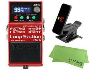 BOSS RC-5 Loop Station + KORG Pitchclip 2 PC-2 + �}�[�N�X�I���W�i���N���X �Z�b�g�@�G�t�F�N�^�[