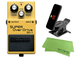 BOSS SUPER OverDrive SD-1 + KORG Pitchclip 2 PC-2 + }[NXIWiNX Zbg@RpNgGtFN^[yz敪Az