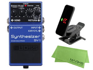 BOSS Synthesizer SY-1 + KORG Pitchclip 2 PC-2 + }[NXIWiNX Zbg@M^[GtFN^[^VZTCU[yz敪Az