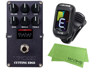 VOX ���H�b�N�X CUTTING EDGE [VE-CE] + BOSS TU-02 �Z�b�g�@�^��ǃA���v�^�G�t�F�N�^�[