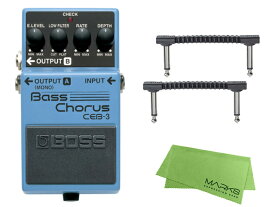 【即納可能】BOSS Bass Chorus CEB-3+ WARWICK パッチケーブル 2本+ クロス セット（新品）【送料無料】【区分A】