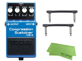 【即納可能】BOSS Compression Sustainer CS-3+ WARWICK パッチケーブル 2本+ クロス セット（新品）【送料無料】【区分A】