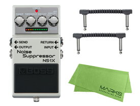 【即納可能】BOSS Noise Suppressor NS-1X + WARWICK パッチケーブル 2本 + マークスオリジナルクロス セット（新品）【送料無料】【区分A】