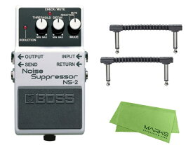 【即納可能】BOSS Noise Suppressor NS-2+ WARWICK パッチケーブル 2本+ クロス セット（新品）【送料無料】【区分A】