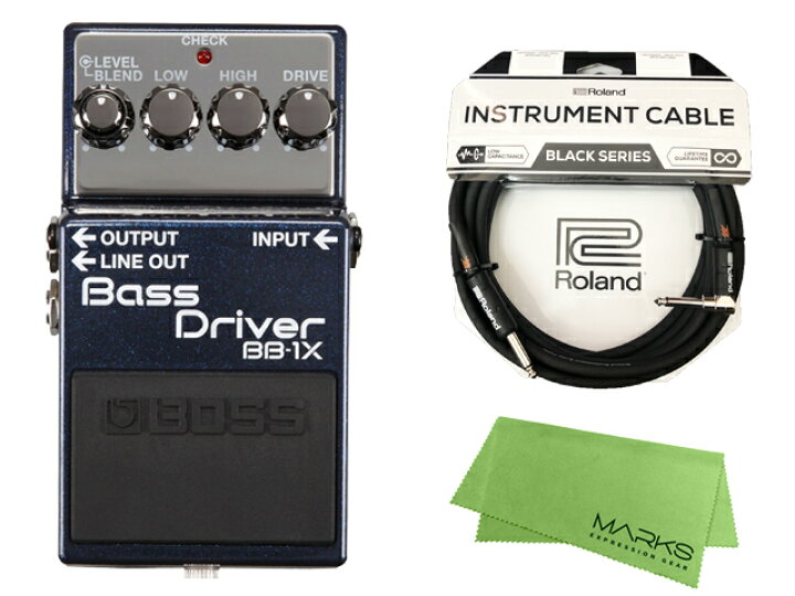 楽天市場】【即納可能】BOSS Bass Driver BB-1X+ Roland ケーブル+ 