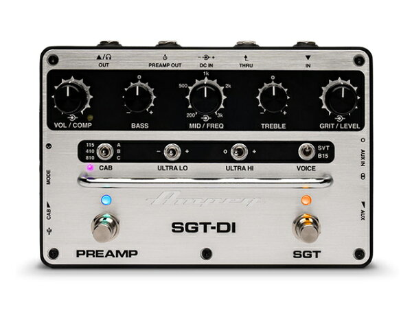 Ampeg アンペグ SGT-DI  オールインワンDI　ベースエフェクター