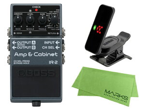 BOSS Amp & Cabinet IR-2 + KORG Pitchclip 2 PC-2 + �}�[�N�X�I���W�i���N���X �Z�b�g�@�A���v�E�V�~�����[�^�[