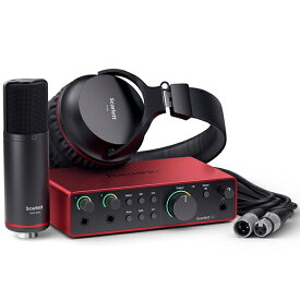 【即納可能】Focusrite Scarlett 2i2 StudioPack (gen4)（新品）【送料無料】【国内正規流通品】【区分B】