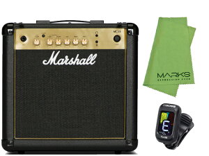 MARSHALL MG15 GOLD + BOSS TU-02 + �}�[�N�X�N���X�Z�b�g�@�M�^�[�A���v