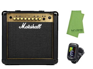 MARSHALL MG15FX GOLD + BOSS TU-02 + �}�[�N�X�N���X�Z�b�g�@�M�^�[�A���v