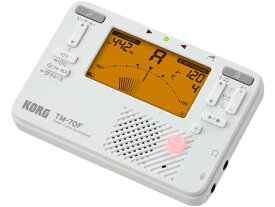 KORG TM-70F WH ホワイト 白 TM-70F-WH　チューナー／メトロノーム
