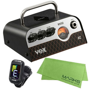 VOX ���H�b�N�X MV50 AC [MV50-AC] + BOSS �N���b�v�`���[�i�[ TU-02 �Z�b�g[�}�[�N�X�N���X�t]