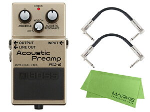 BOSS �{�X Acoustic Preamp AD-2 + �����_�C���p�b�`�P�[�u��2�{ �Z�b�g�m�}�[�N�X�E�I���W�i���N���X�t�n