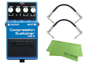 BOSS Compression Sustainer CS-3 + �����_�C���p�b�`�P�[�u��2�{ �Z�b�g�m�}�[�N�X�E�I���W�i���N���X�t�n�@�R���p�N�g�G�t�F�N�^�[
