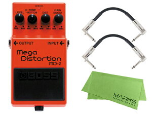 BOSS Mega Distortion MD-2 + �����_�C���p�b�`�P�[�u��2�{ �Z�b�g�m�}�[�N�X�E�I���W�i���N���X�t�n�@�R���p�N�g�G�t�F�N�^�[