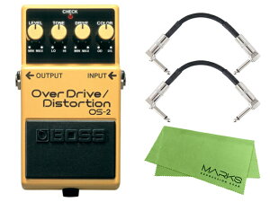 BOSS OverDrive�^Distortion OS-2 + �����_�C���p�b�`�P�[�u��2�{ �Z�b�g�m�}�[�N�X�E�I���W�i���N���X�t�n�@�R���p�N�g�G�t�F�N�^�[
