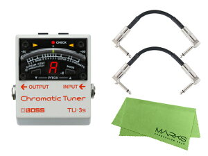 BOSS �{�X TU-3s + �����_�C���p�b�`�P�[�u��2�{ �Z�b�g�m�}�[�N�X�E�I���W�i���N���X�t�n�@�`���[�i�[