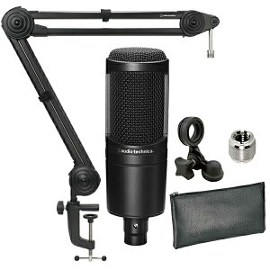 audio-technica �I�[�f�B�I�e�N�j�J AT2020 + AT8700J �Z�b�g�@�R���f���T�[�}�C�N + �}�C�N���z���u�[���A�[��