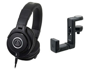 �y10/18�`�撅����ő�5,000�~OFF�N�[�|���zaudio-technica �I�[�f�B�I�e�N�j�J ATH-M40x + �w�b�h�z���n���K�[ AT-HPH300 �Z�b�g �@�w�b�h�z��