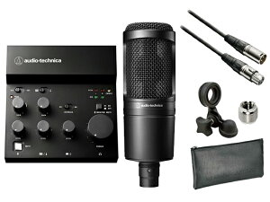 audio-technica �I�[�f�B�I�e�N�j�J AT2020 + AT-UMX3 + XLR-XLR �P�[�u�� �Z�b�g�@USB�I�[�f�B�I�~�L�T�[
