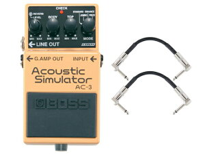 BOSS �{�X Acoustic Simulator AC-3 + �����_�C���p�b�`�P�[�u��2�{ �Z�b�g�@�R���p�N�g�G�t�F�N�^�[
