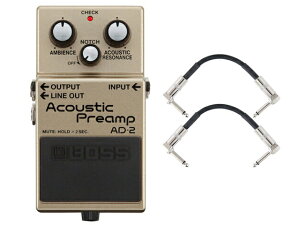 BOSS �{�X Acoustic Preamp AD-2 + �����_�C���p�b�`�P�[�u��2�{ �Z�b�g