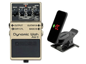 BOSS �{�X Dynamic Wah AW-3 + KORG Pitchclip 2 PC-2�@�R���p�N�g�G�t�F�N�^�[