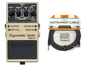 BOSS �{�X Dynamic Wah AW-3 + Roland �P�[�u�� �Z�b�g�@�R���p�N�g�G�t�F�N�^�[