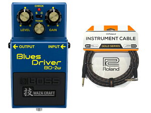 BOSS �{�X BD-2W(J) + Roland �P�[�u�� �Z�b�g�@�R���p�N�g�G�t�F�N�^�[